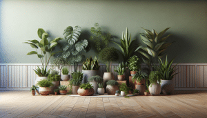 houseplants boost indoor air quality