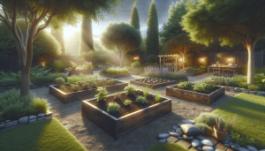 raised garden beds yard